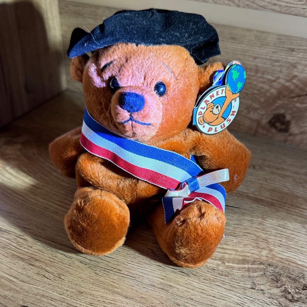 LIMITED EDITION George with Red Whit And Blue Ribbon